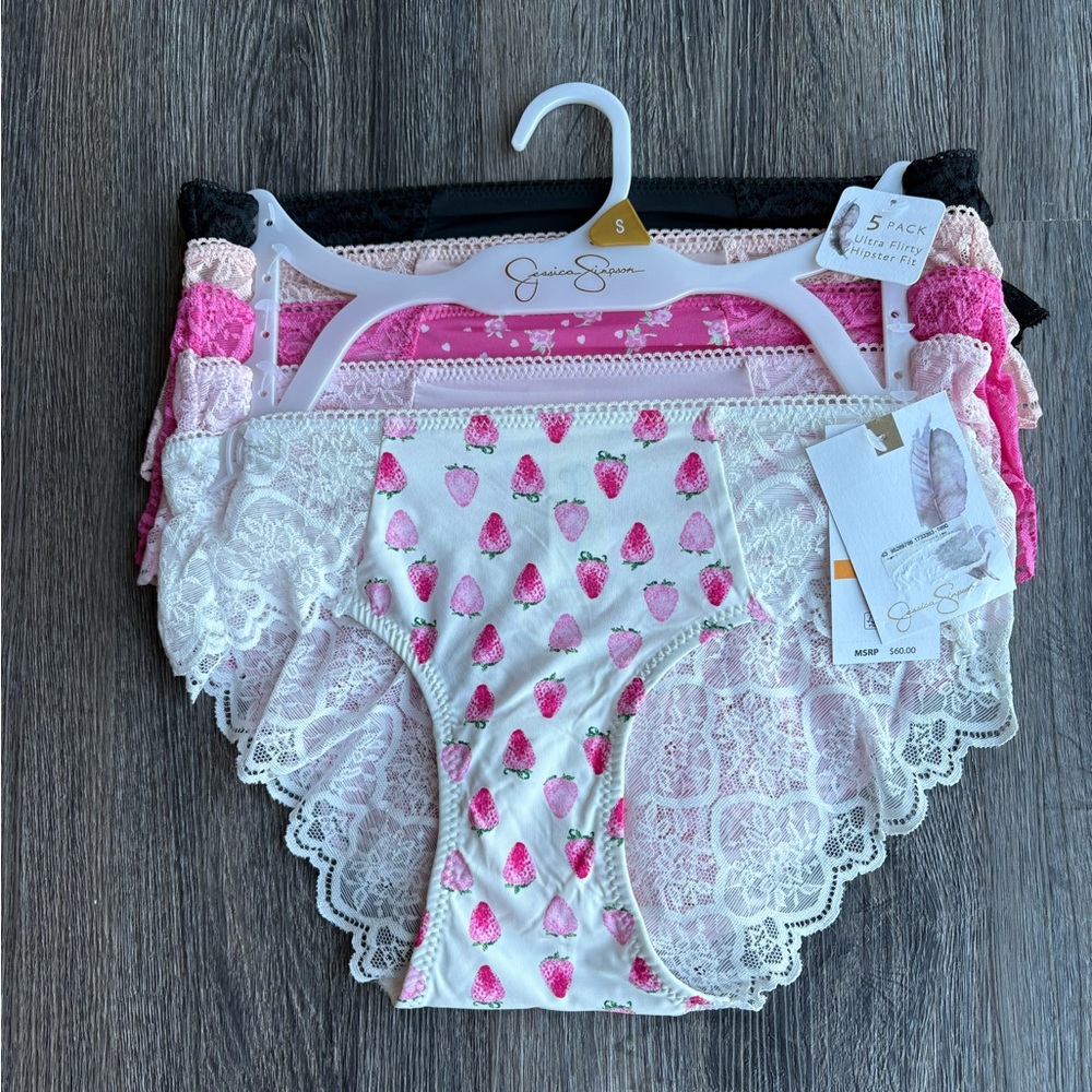 NWT Jessica Simpson 5-Pack Underwear